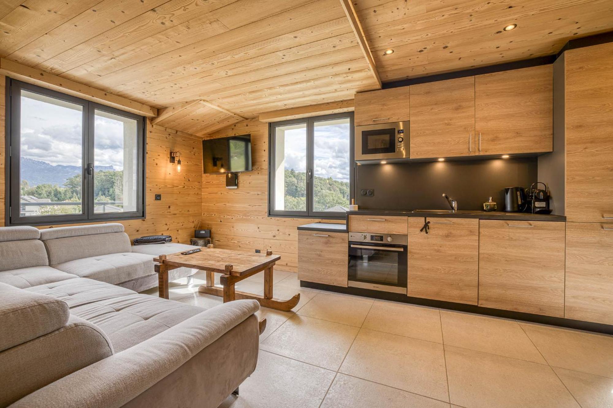 Ferienwohnung Le Chamois, Chez Le Charpentier D'Antan, La Chaleur Du Bois, Le Calme De La Campagne Epagny Metz-Tessy Exterior foto